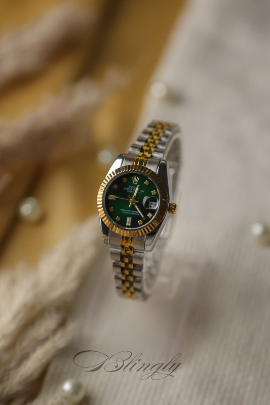 Rol-ex Mini TwoTone (Green Edition)