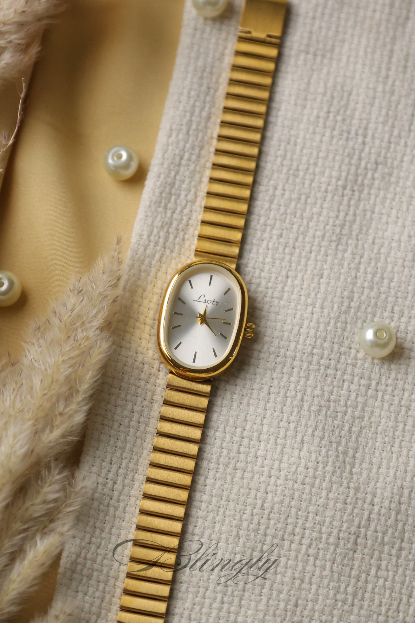 Lustr Oval Gold