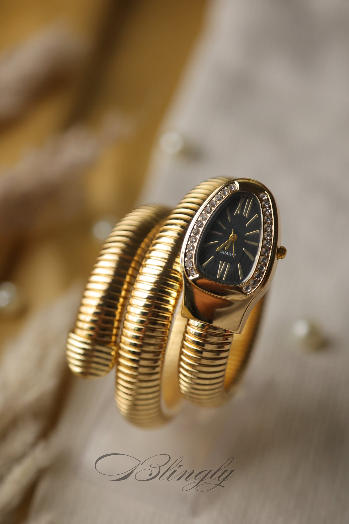 Lx Snake Gold (Black Dial)
